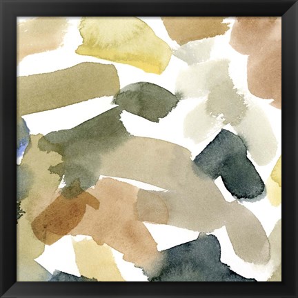 Framed Watercolor Palette III Print