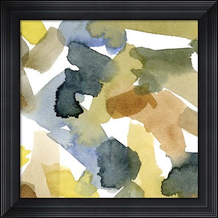 Framed Watercolor Palette IV Print