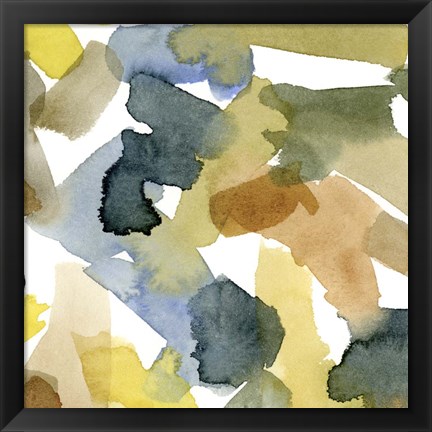 Framed Watercolor Palette IV Print