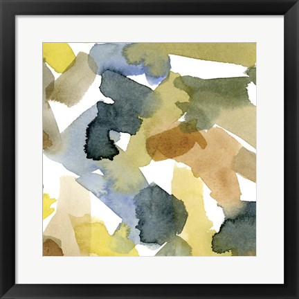 Framed Watercolor Palette IV Print