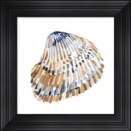 Framed Simple Shells II Print