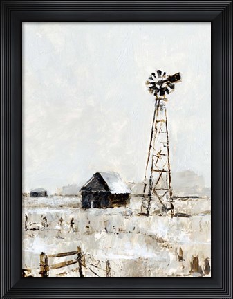 Framed Rustic Prairie II Print