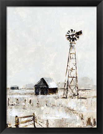 Framed Rustic Prairie II Print