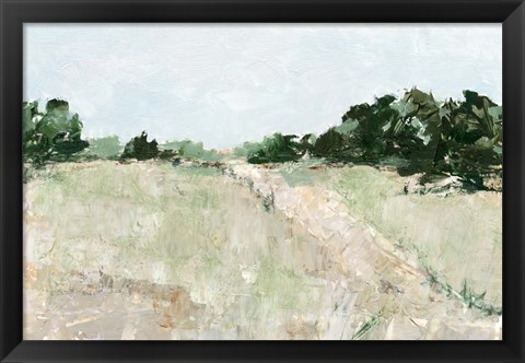 Framed Mint Fields II Print