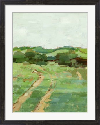Framed Farm Road II Print