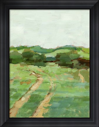 Framed Farm Road II Print