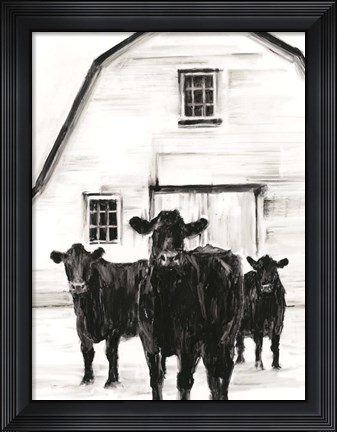 Framed Standing Around II Print