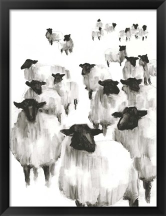 Framed Counting Sheep I Print