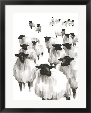 Framed Counting Sheep I Print