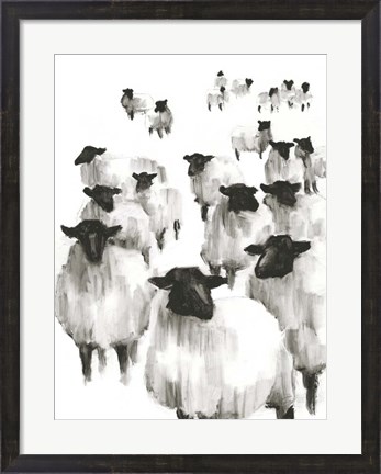 Framed Counting Sheep I Print