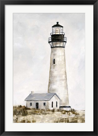 Framed Rustic Lighthouse II Print