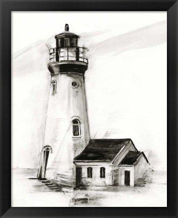 Framed Lighthouse Study I Print