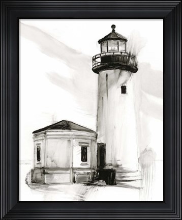 Framed Lighthouse Study II Print