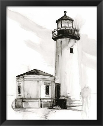 Framed Lighthouse Study II Print