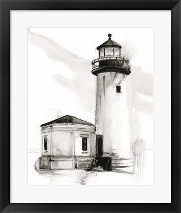 Framed Lighthouse Study II Print