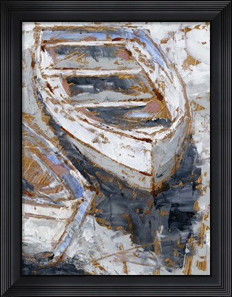 Framed Cool Light I Print