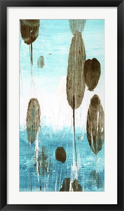 Framed Cattails I Print