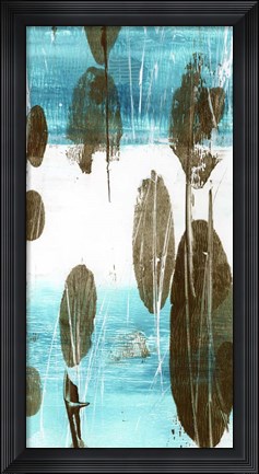 Framed Cattails II Print