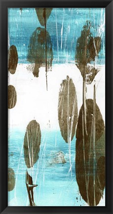 Framed Cattails II Print