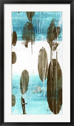 Framed Cattails II Print