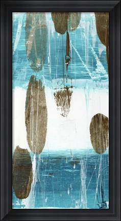 Framed Cattails III Print