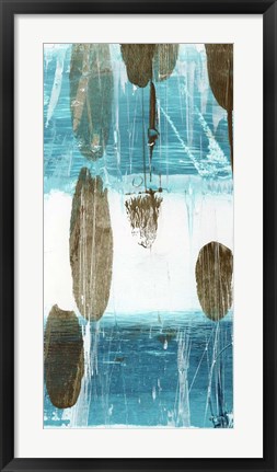 Framed Cattails III Print