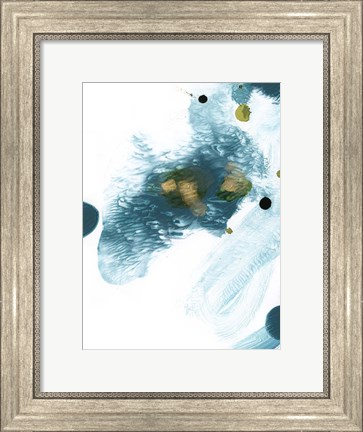 Framed Stardust Abstract I Print