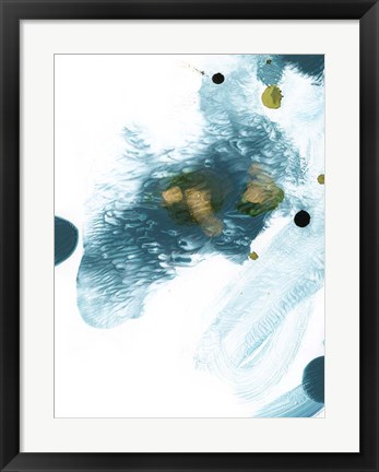 Framed Stardust Abstract I Print