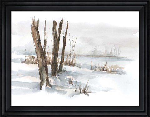 Framed First Snowfall II Print