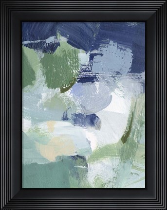 Framed Northern Lights Abstract I Print