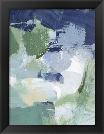 Framed Northern Lights Abstract I Print