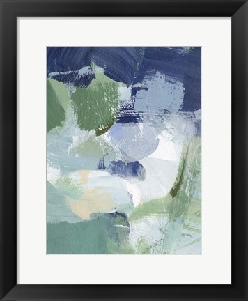 Framed Northern Lights Abstract I Print