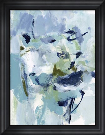 Framed Azure Abstract II Print