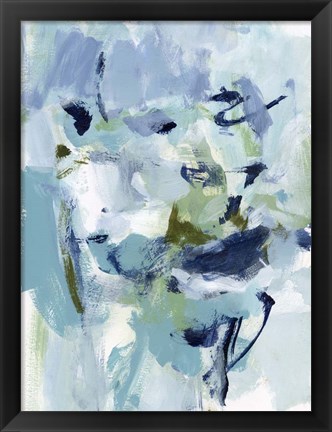 Framed Azure Abstract II Print