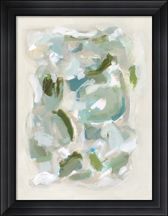 Framed Tinted Abstract VI Print