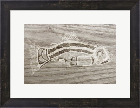 Framed Totem Animal I Print