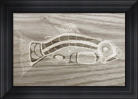 Framed Totem Animal I Print