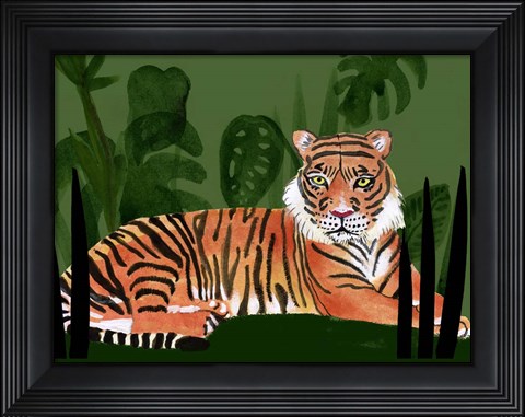 Framed Tiger Tiger I Print