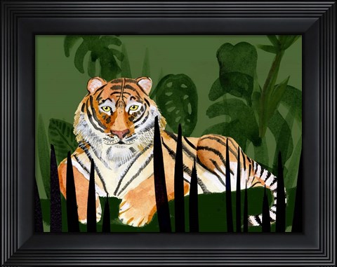 Framed Tiger Tiger II Print