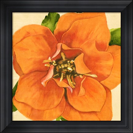 Framed Copper Petals I Print