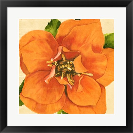 Framed Copper Petals I Print