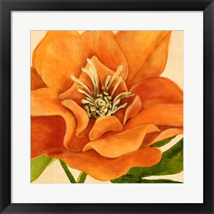 Framed Copper Petals II Print