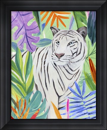 Framed Tropic Tiger II Print