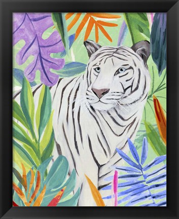 Framed Tropic Tiger II Print