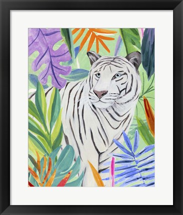 Framed Tropic Tiger II Print