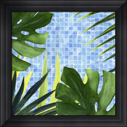 Framed Poolside Shade I Print