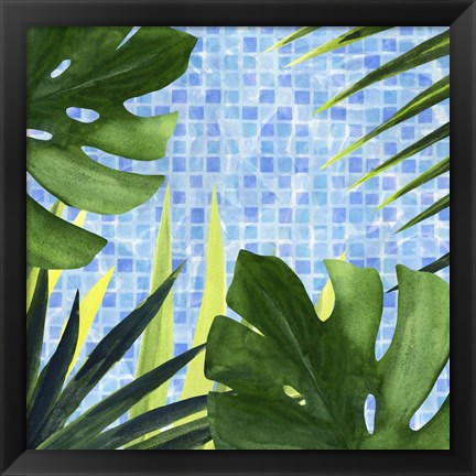 Framed Poolside Shade I Print