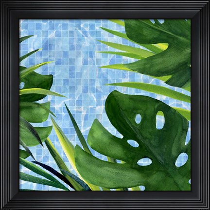 Framed Poolside Shade II Print