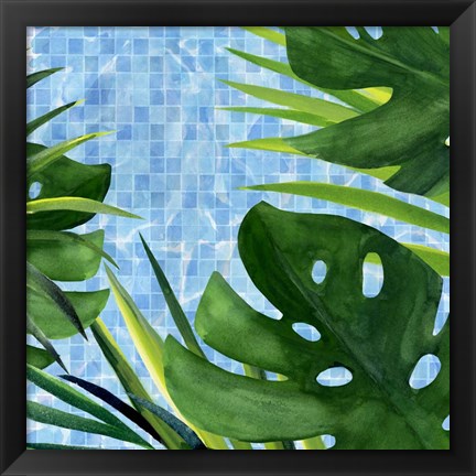 Framed Poolside Shade II Print