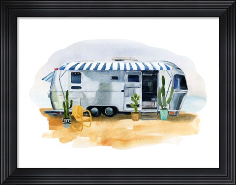 Framed Happy Camper II Print